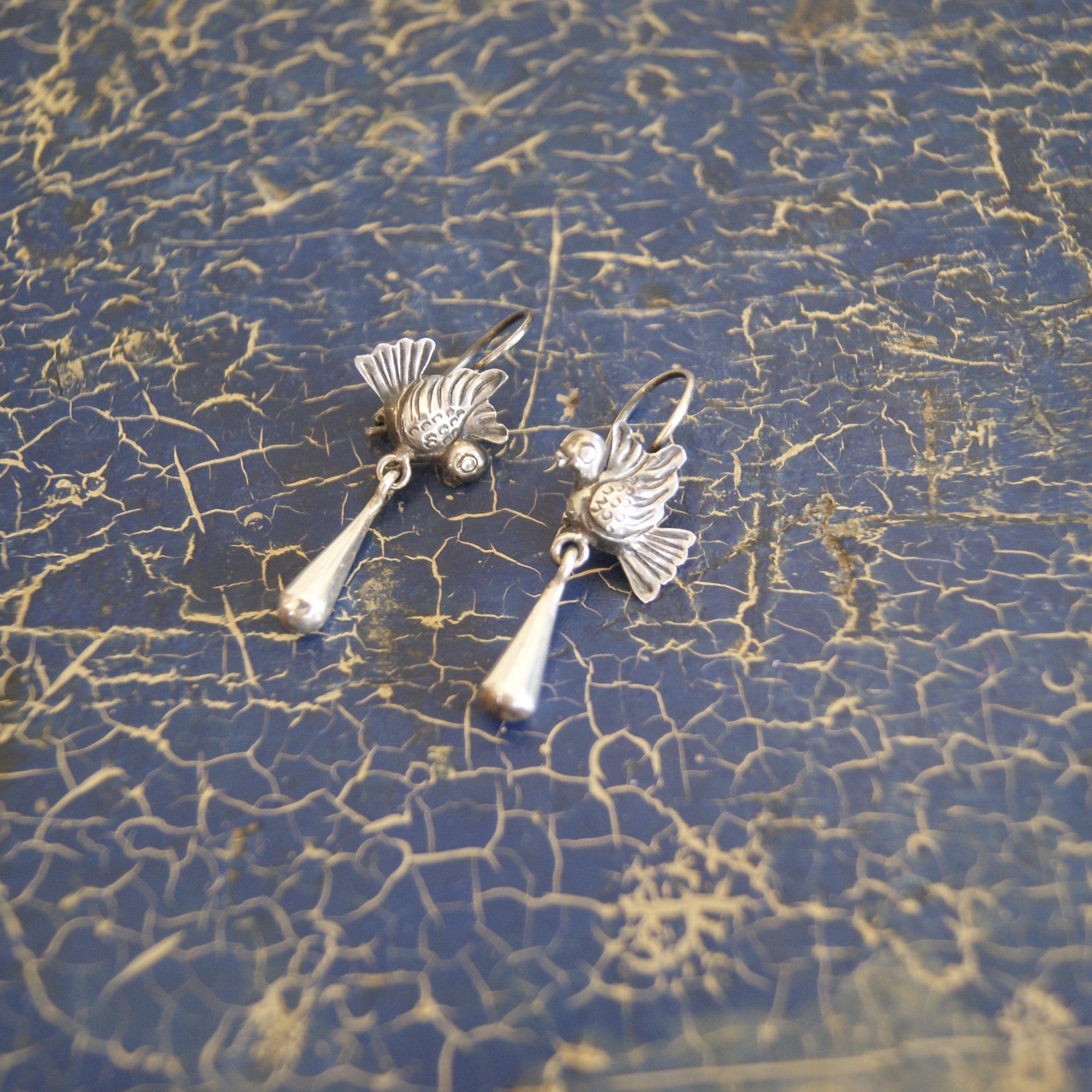 Mexico City Lovebirds With or Without Cup Dangles Jewelry Victor's   