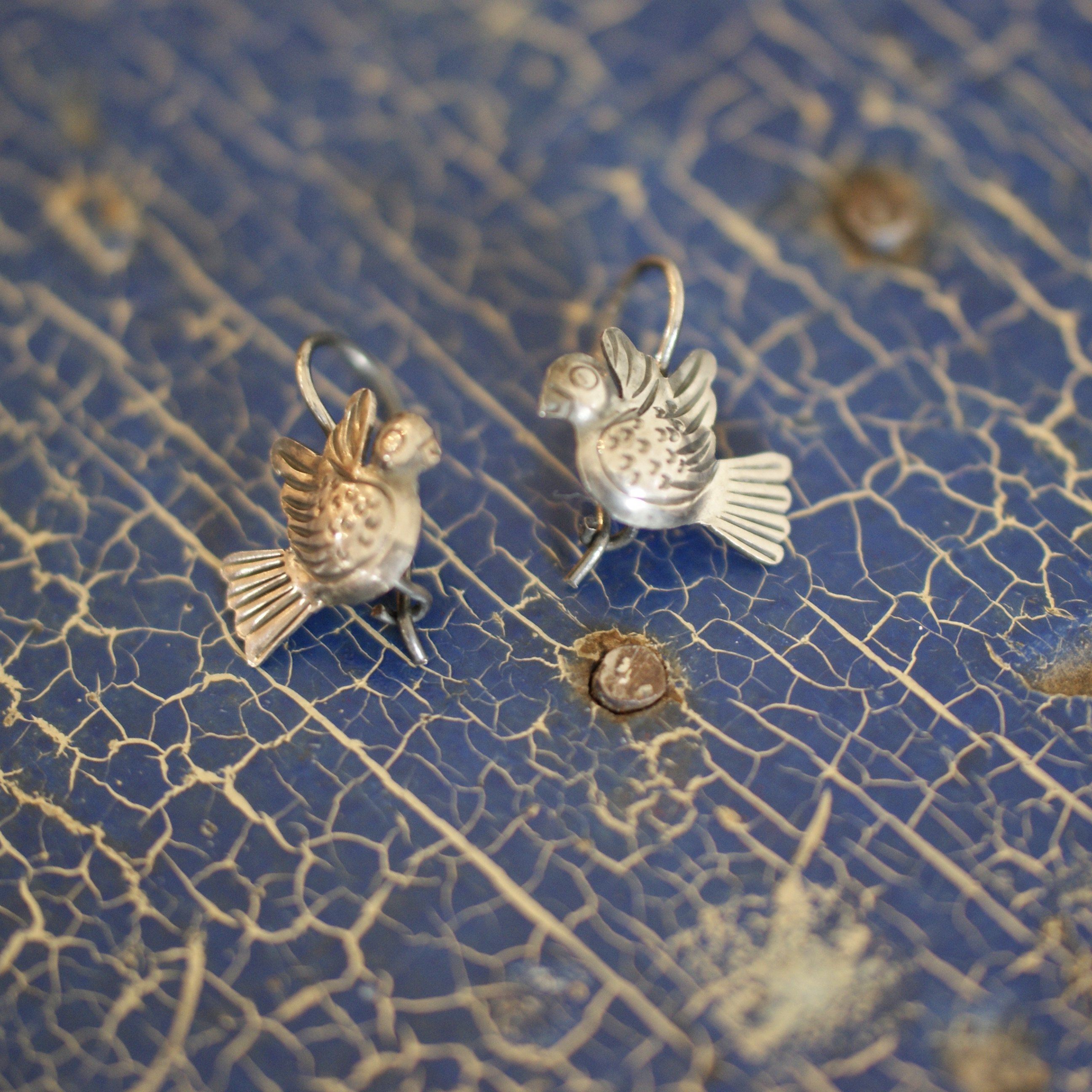Mexico City Lovebirds With or Without Cup Dangles Jewelry Victor's   