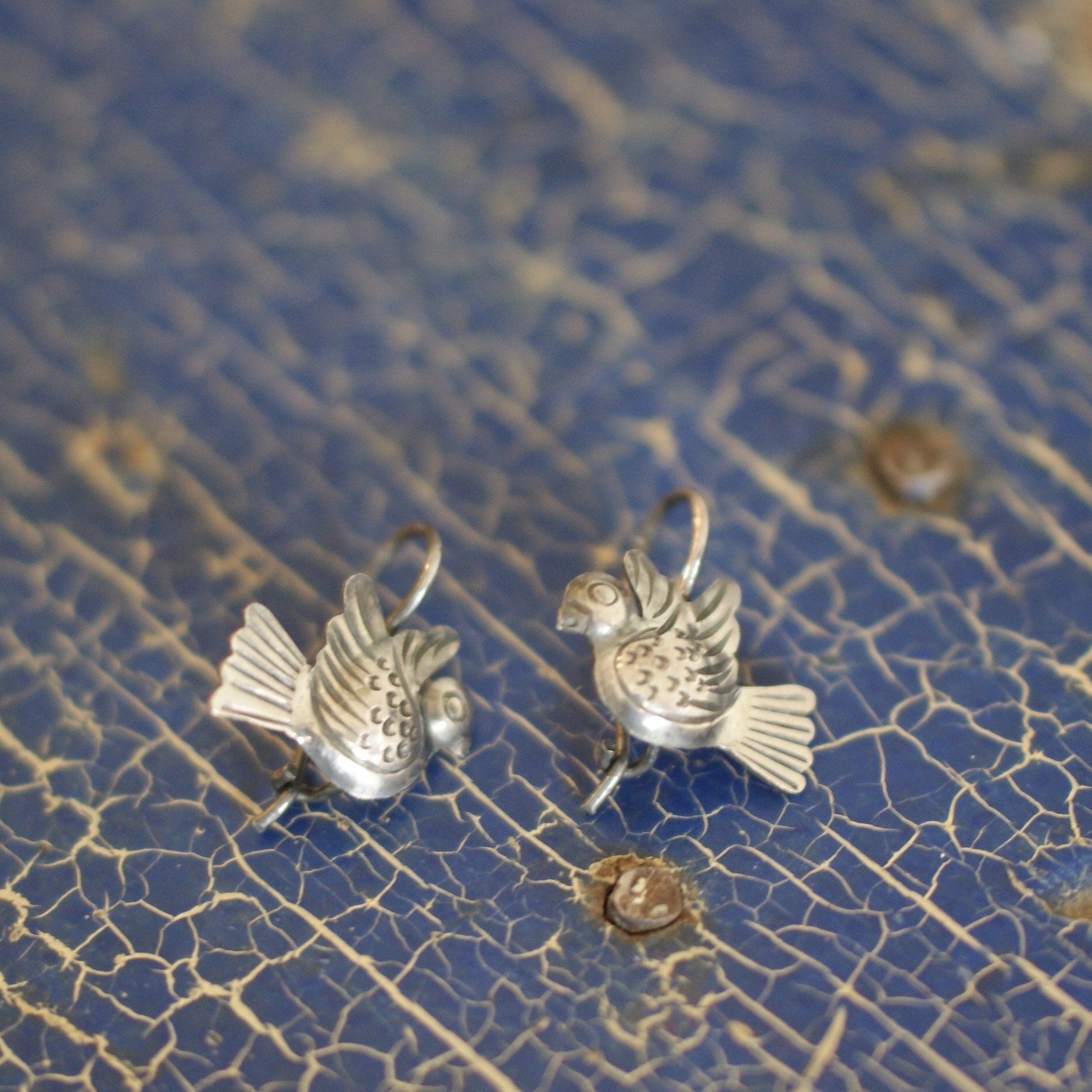 Mexico City Lovebirds With or Without Cup Dangles Jewelry Victor's   