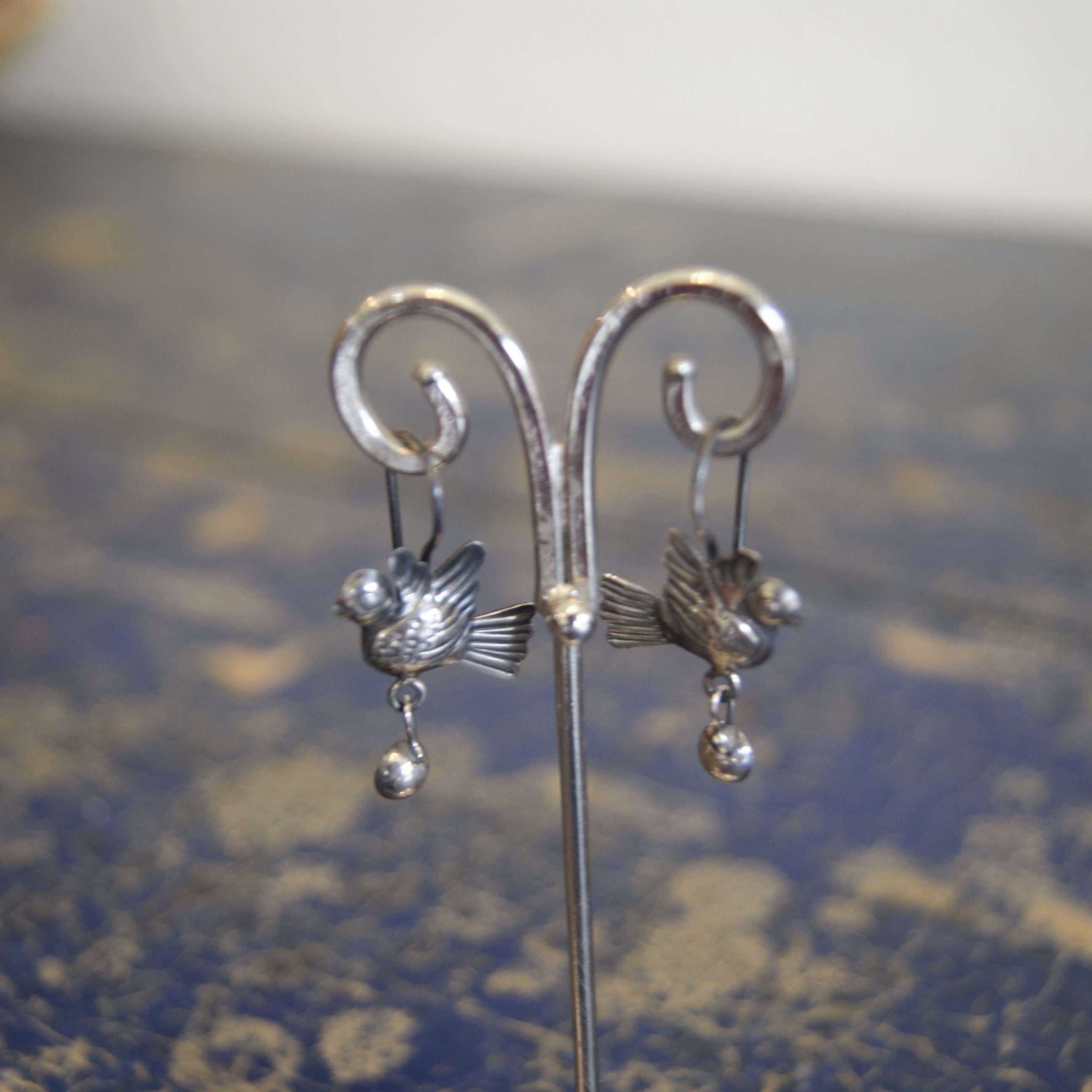 Mexico City Lovebirds With or Without Cup Dangles Jewelry Victor's   