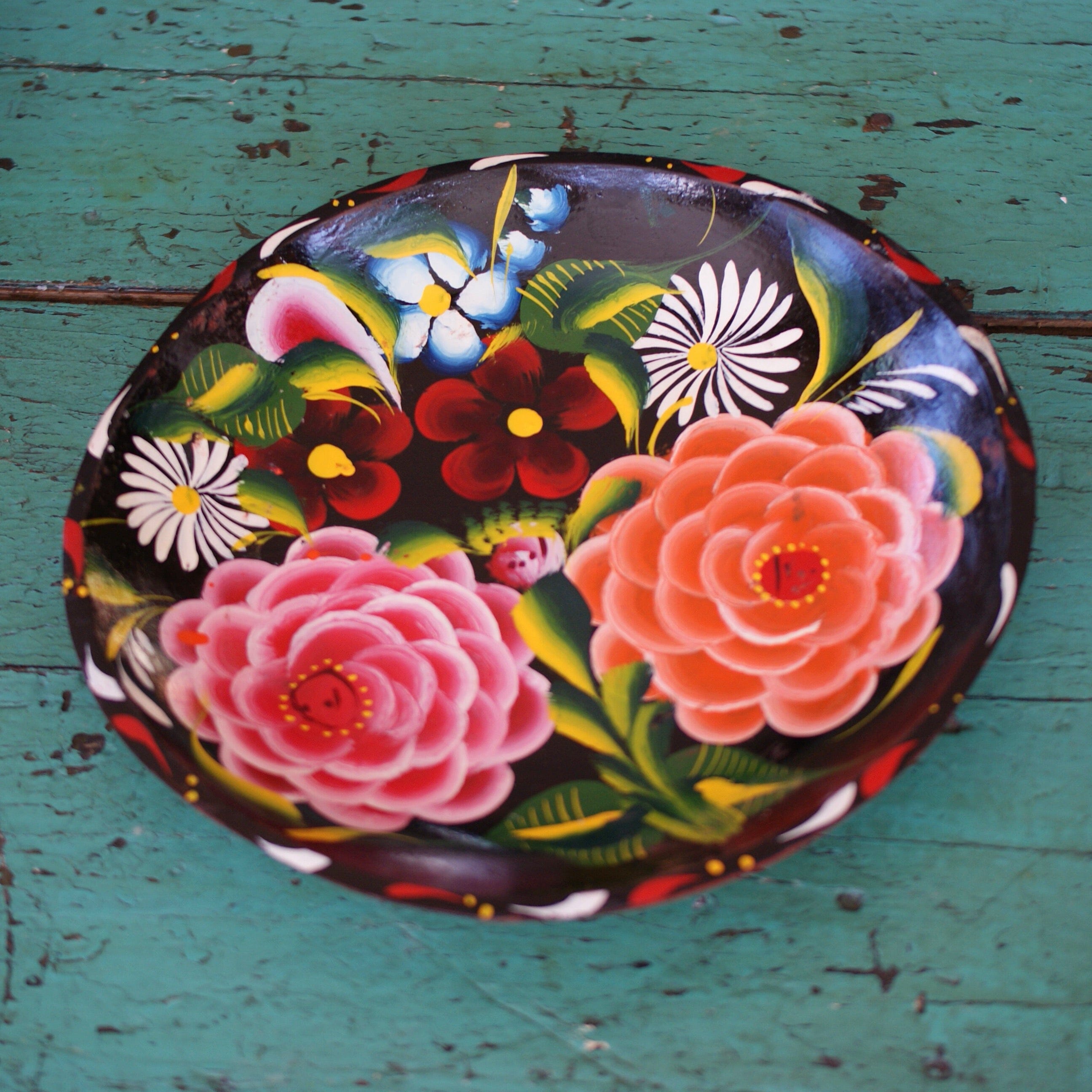 Michoacán Painted Wooden Trays Home Decor Zinnia Folk Arts   