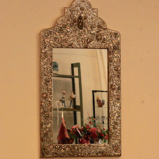Milagro Covered Mirror Frame Large Home Decor Zinnia Folk Arts   