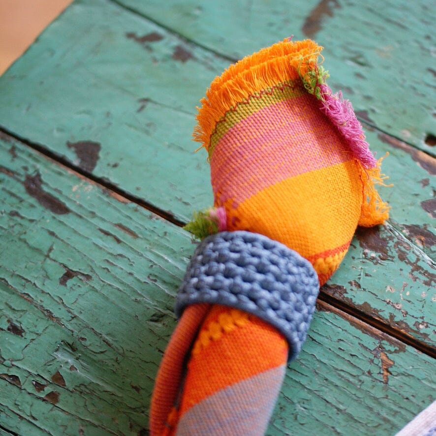 Napkin Rings, Set of 2 Zinnia Folk Arts