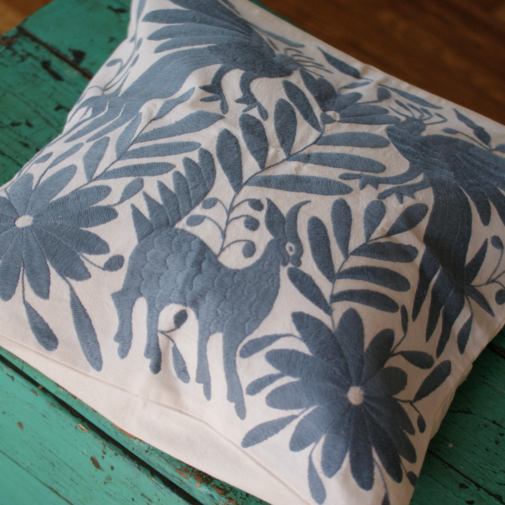 Noria Cushion Covers with Otomi Embroidery - Set of 2 — The Nopo