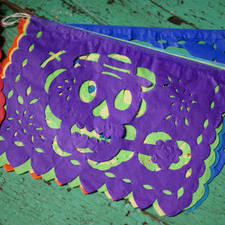 Package of Papel Picado, Medium Size Fiesta Zinnia Folk Arts   