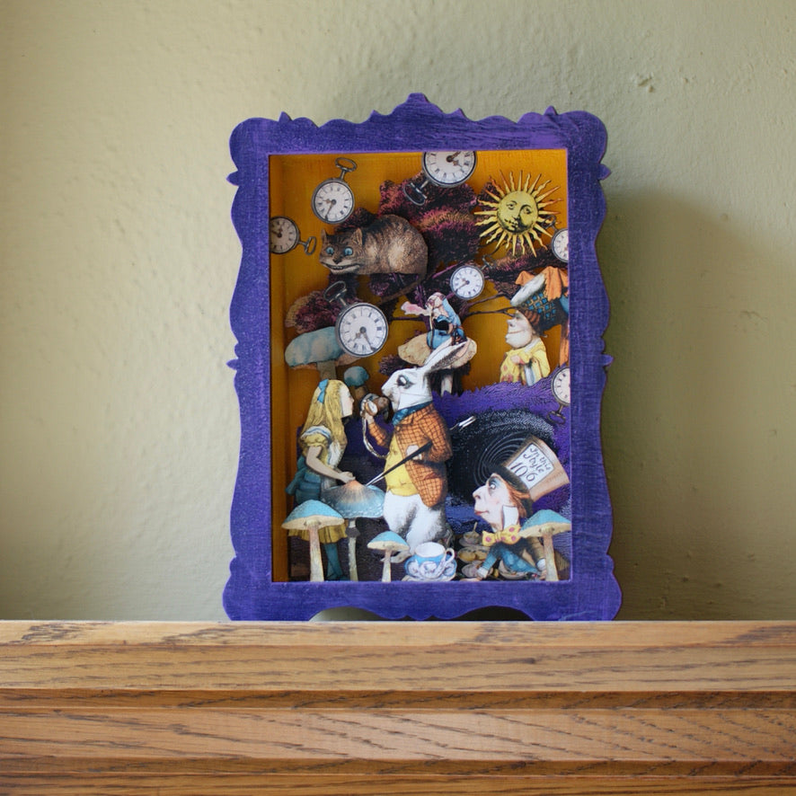 Painted Wood Nicho Boxes by American Folk Artist Day of the Dead Zinnia Folk Arts   