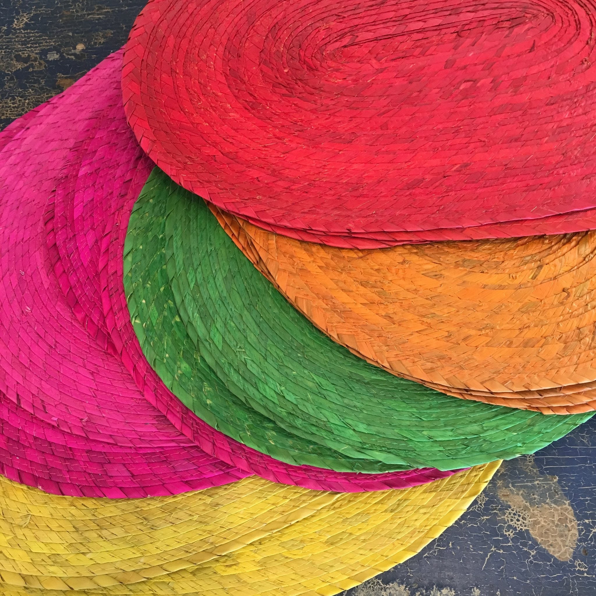 Palma Woven Placemats Home Decor Zinnia Folk Arts   