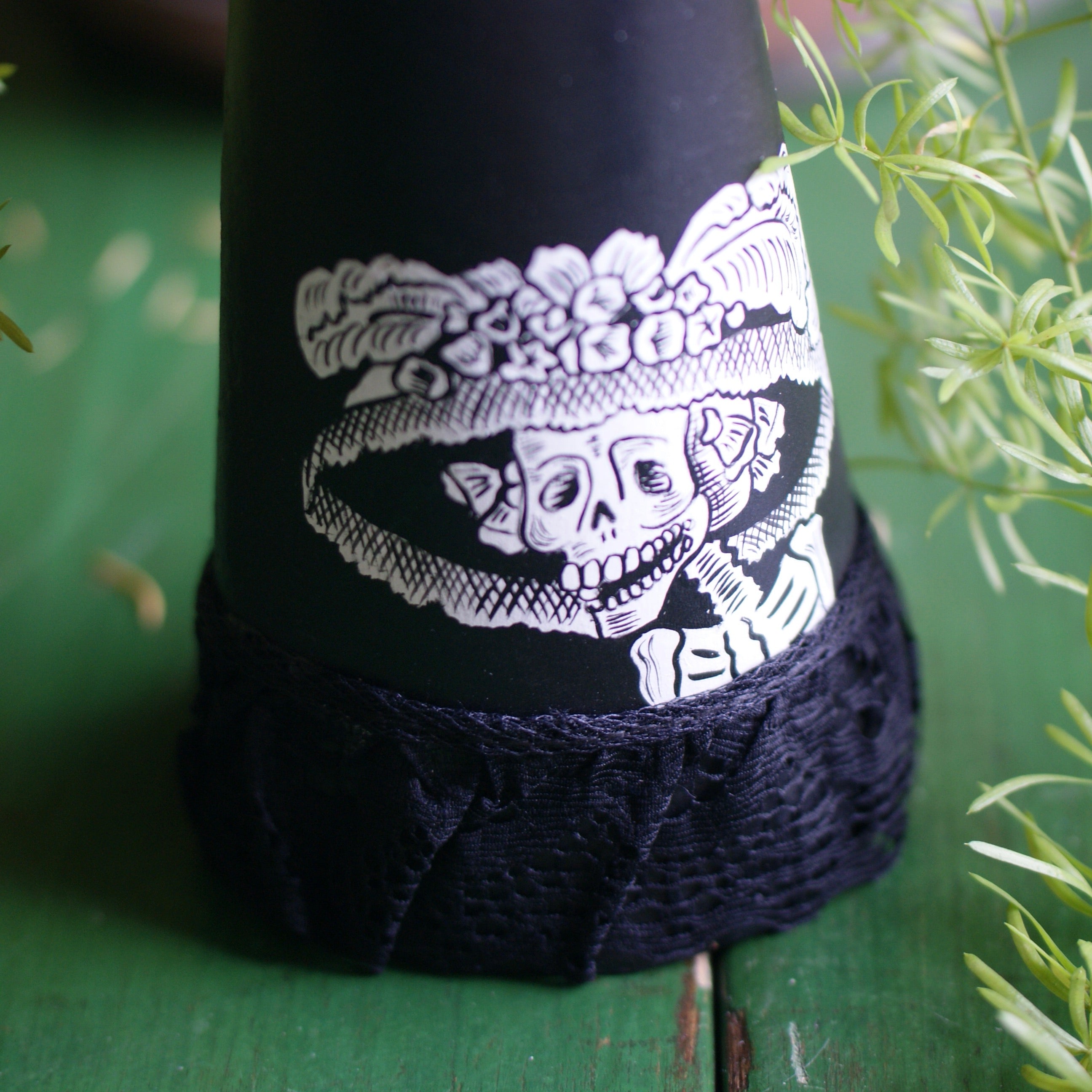 Paper Mache Catrina  Zinnia Folk Arts   