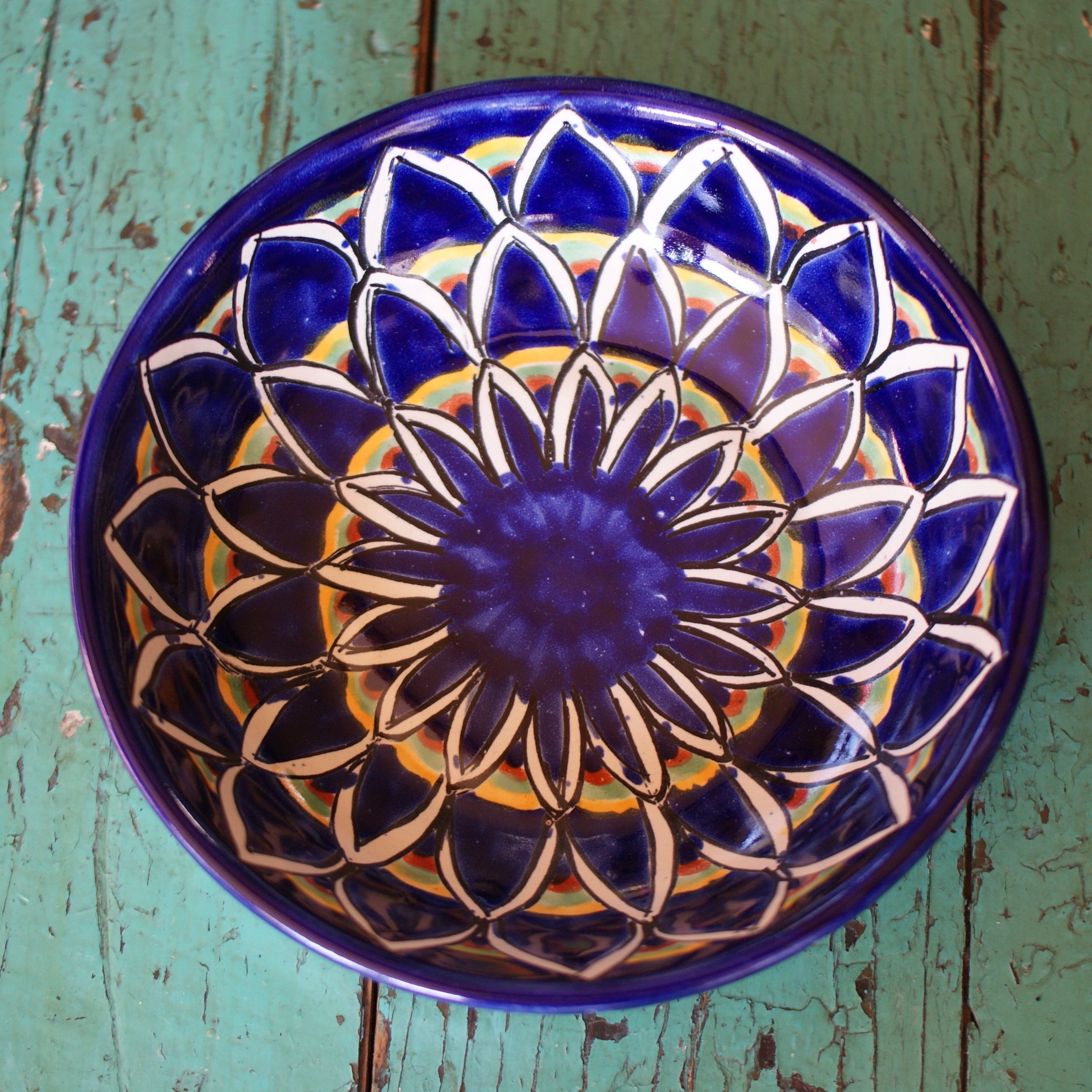 Pasta or Soup Bowl, Ready to Ship Ceramics Zinnia Folk Arts   