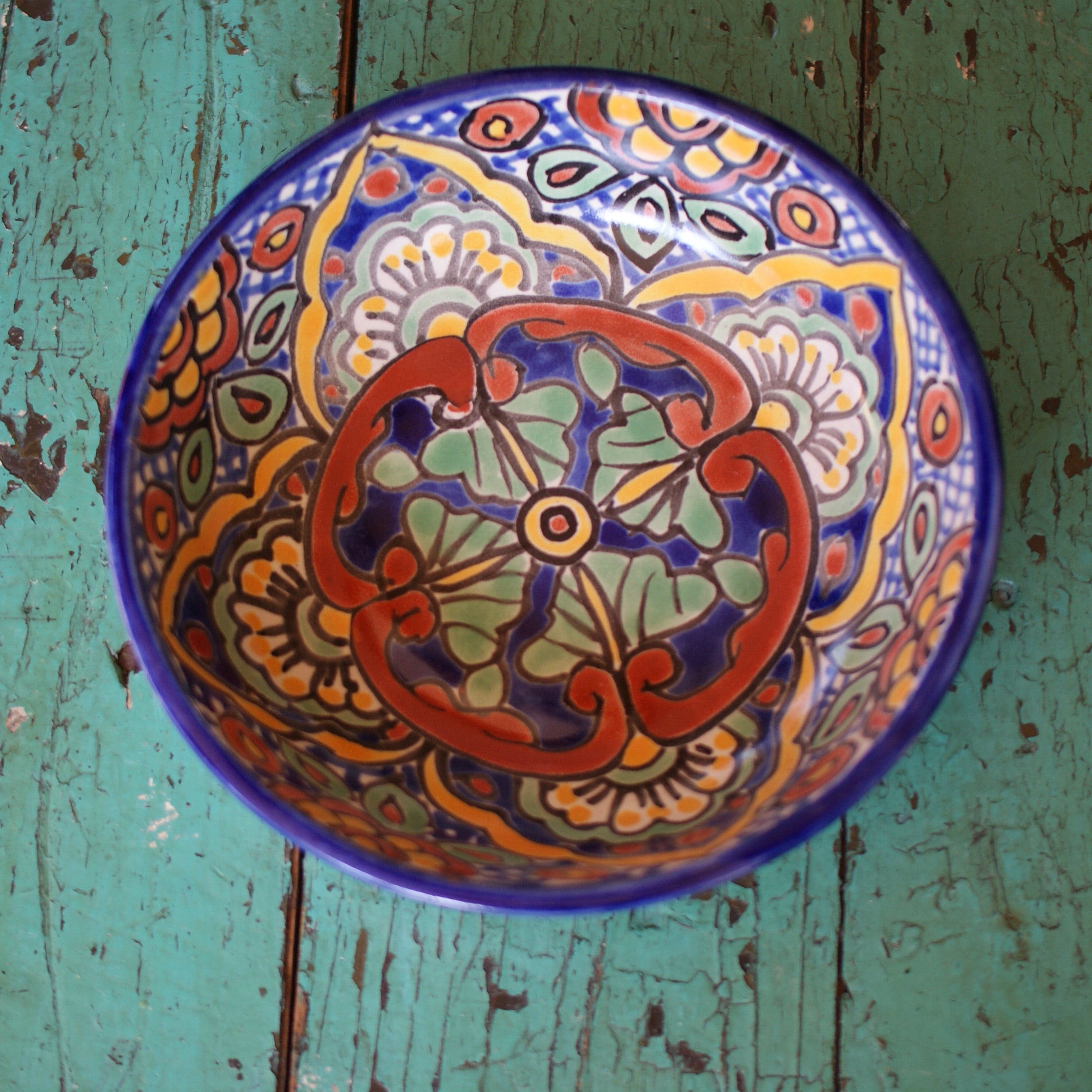 Pasta or Soup Bowl, Ready to Ship Ceramics Zinnia Folk Arts   
