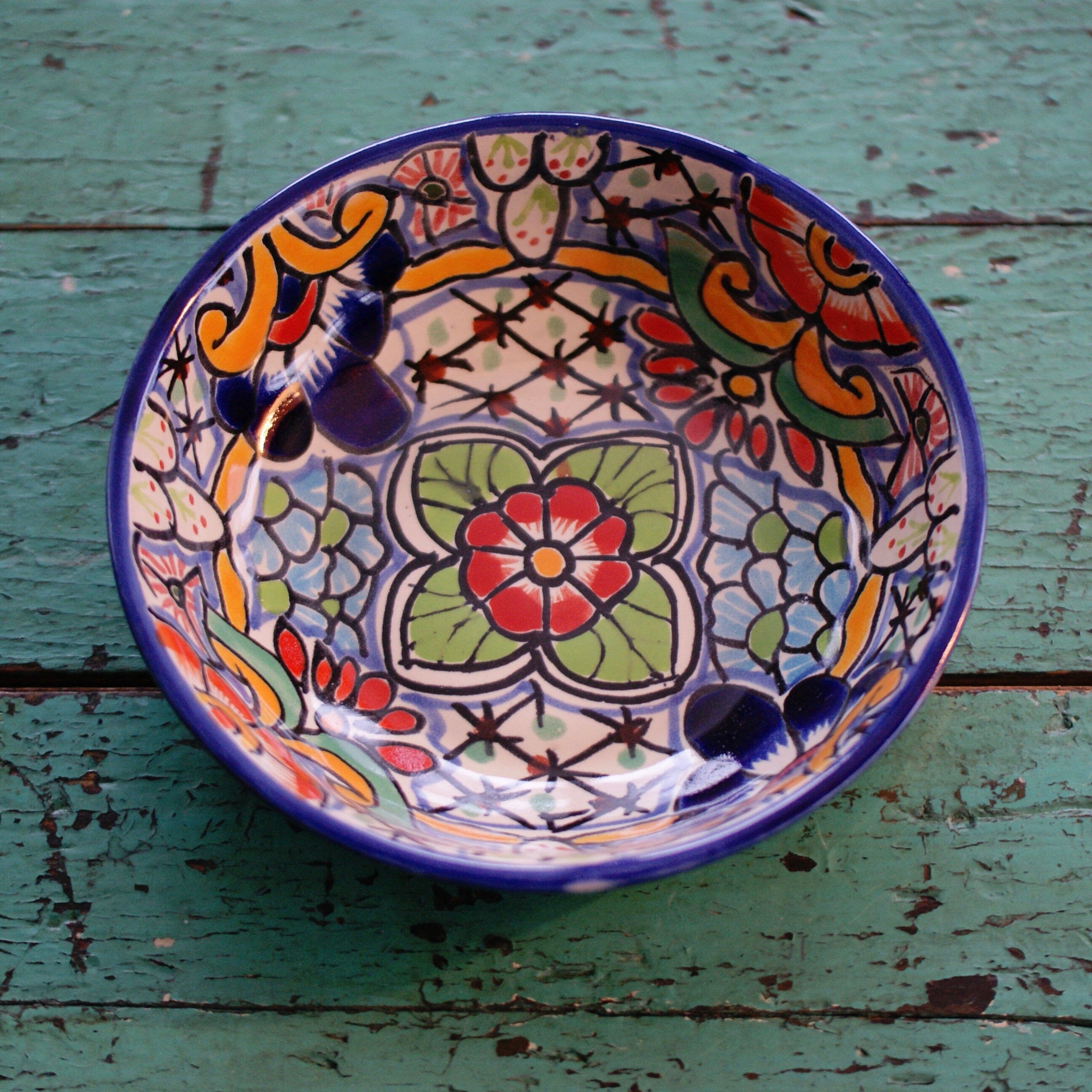 Pasta or Soup Bowl, Ready to Ship Ceramics Zinnia Folk Arts   