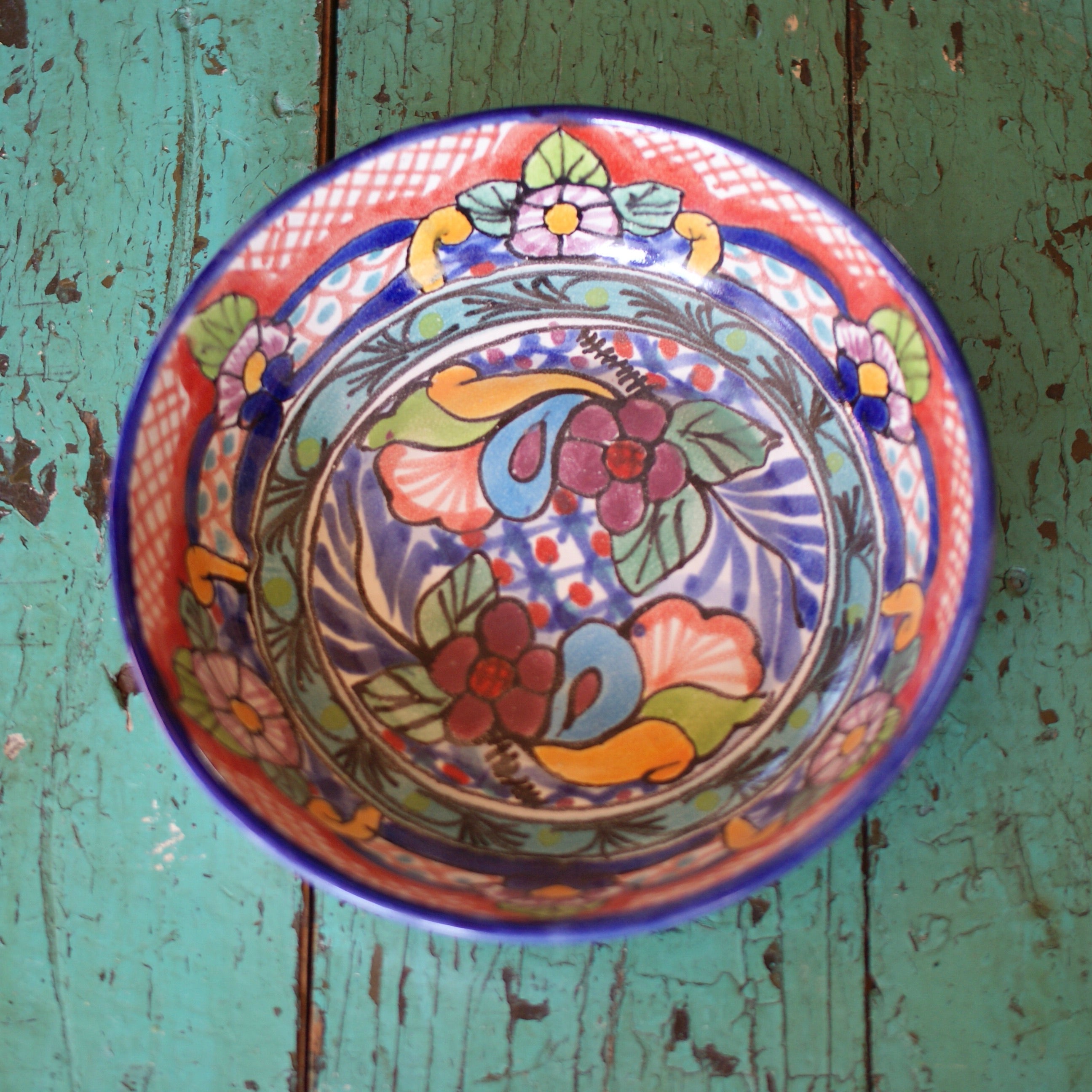 Pasta or Soup Bowl, Ready to Ship Ceramics Zinnia Folk Arts   