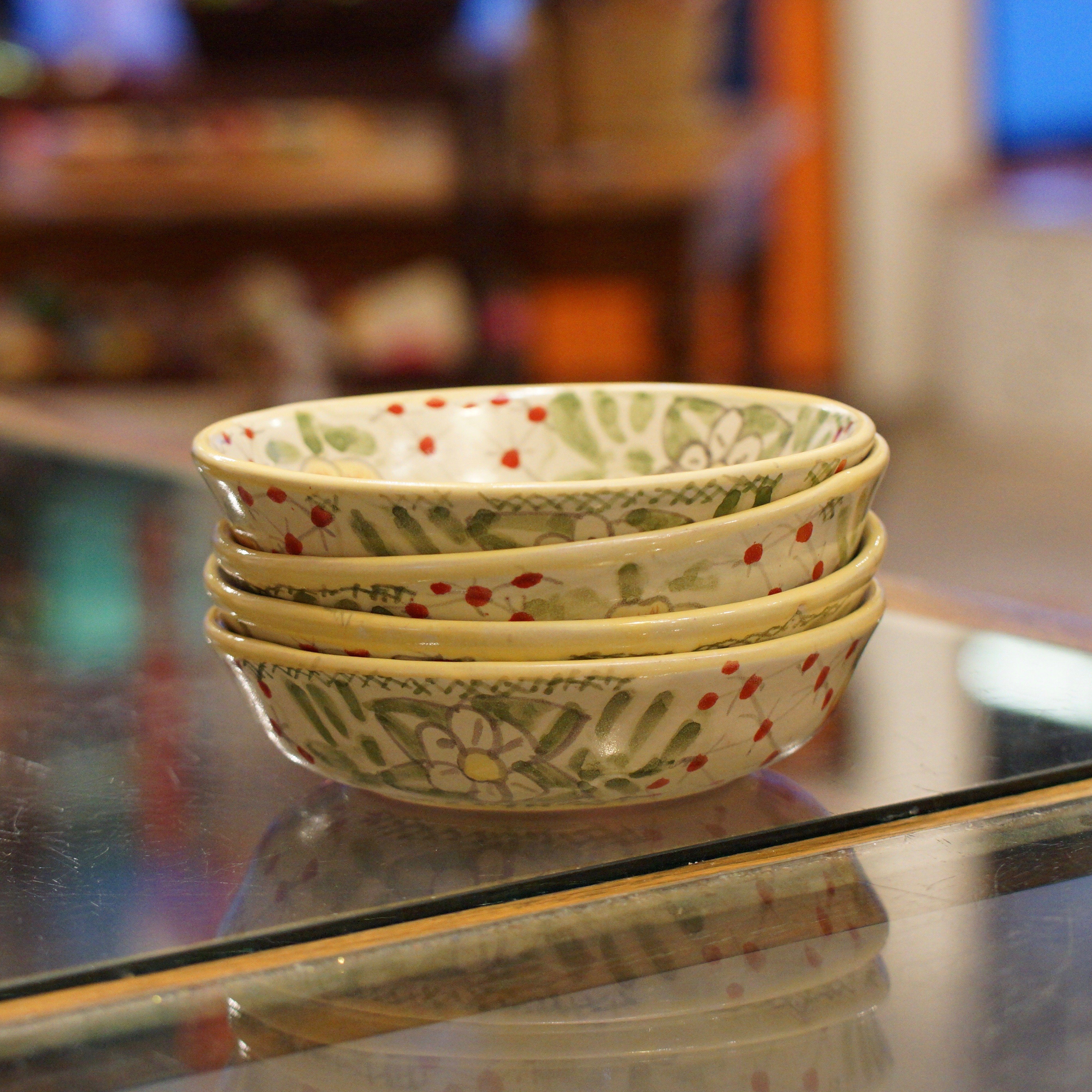 Pasta or Soup Bowl, Ready to Ship Ceramics Zinnia Folk Arts   