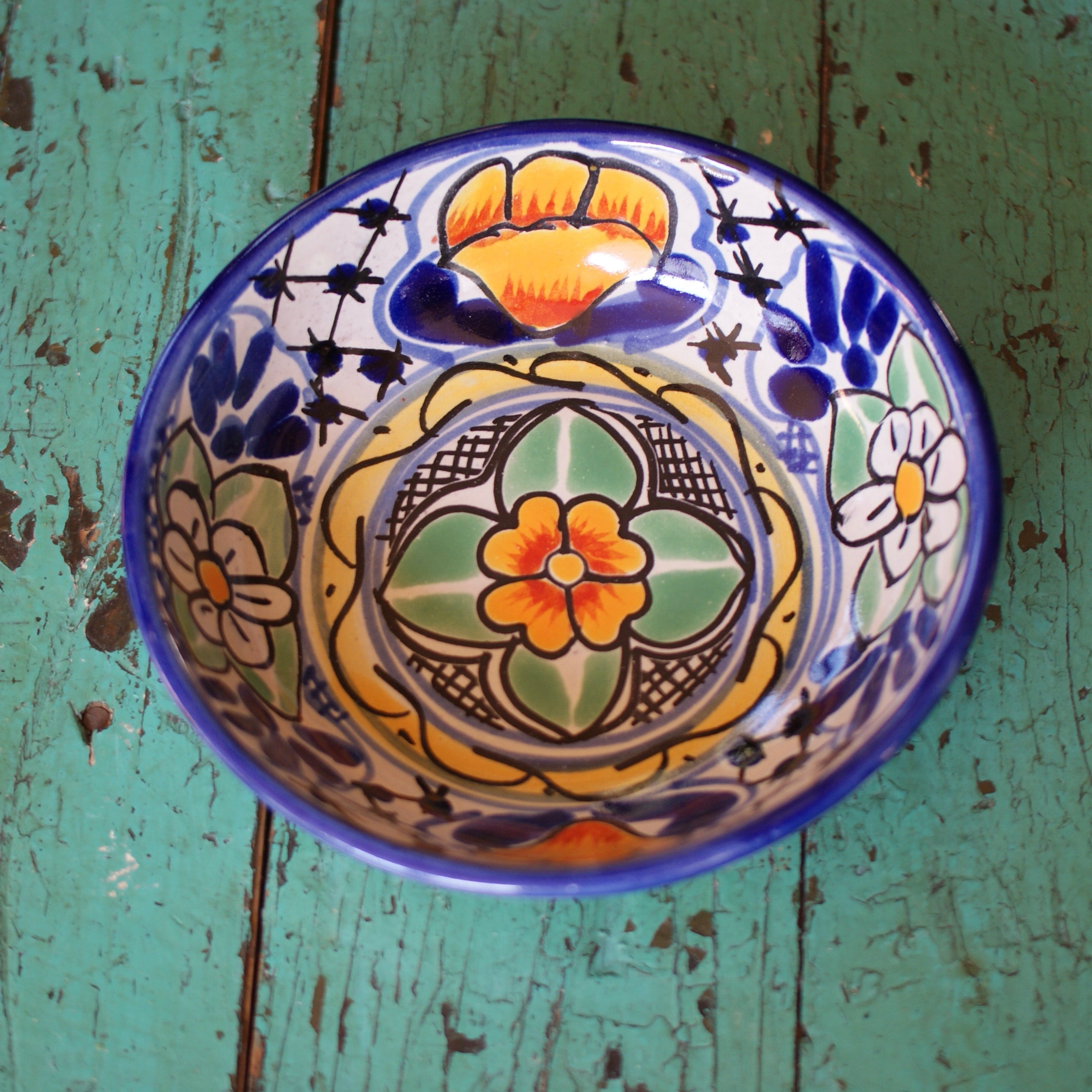 Pasta or Soup Bowl, Ready to Ship Ceramics Zinnia Folk Arts   
