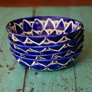 Pasta or Soup Bowl, Ready to Ship Ceramics Zinnia Folk Arts   