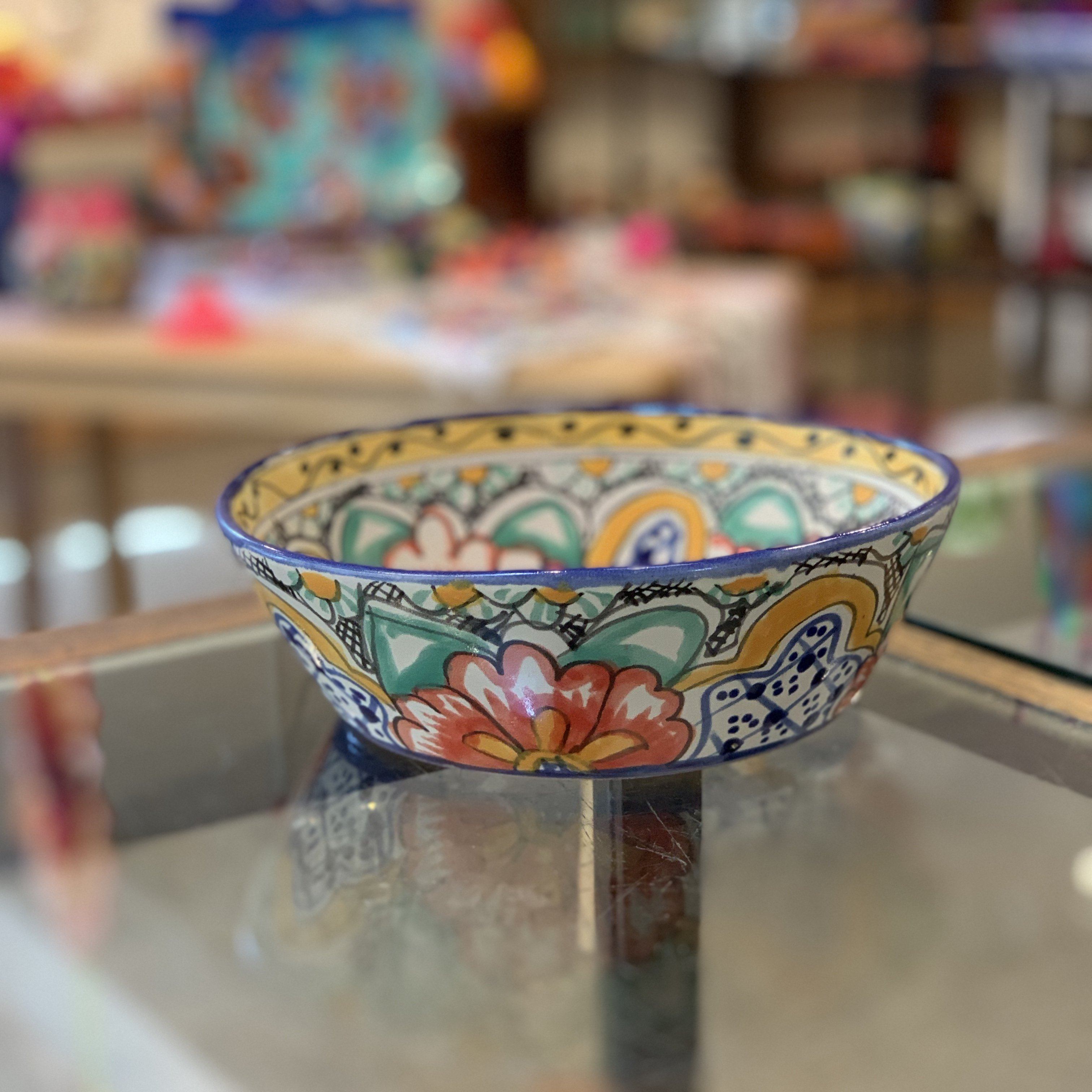 Pozole Mexican Talavera Bowls, Small, Ready to Ship Ceramics Zinnia Folk Arts   