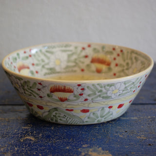 Pozole Mexican Talavera Salad Bowl, Large, Ready to Ship Ceramics Zinnia Folk Arts   