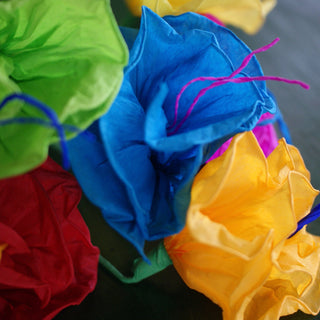 Rolled Edges Paper Flowers Fiesta Zinnia Folk Arts   