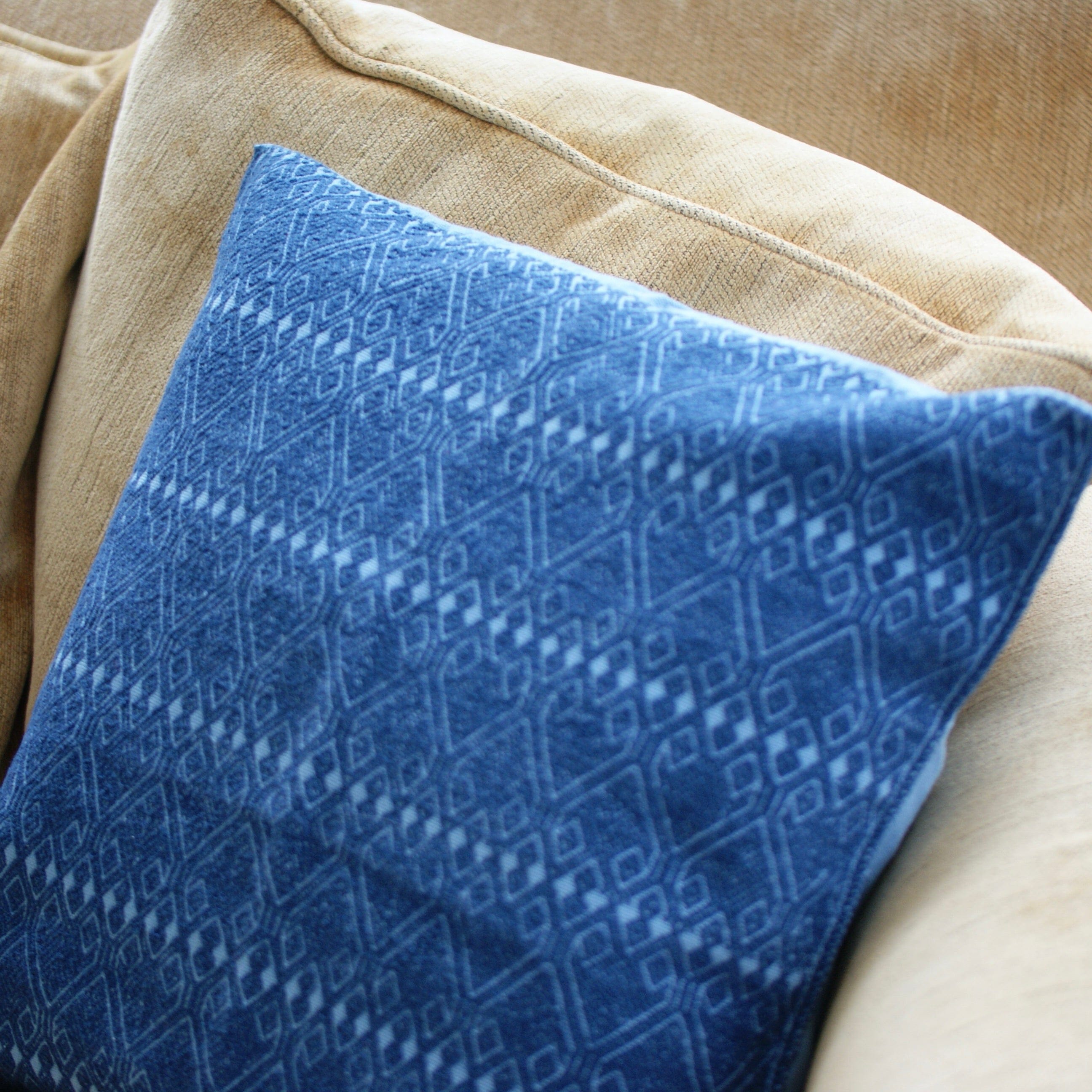 San Andres Handwoven Square Pillow textiles Zinnia Folk Arts   