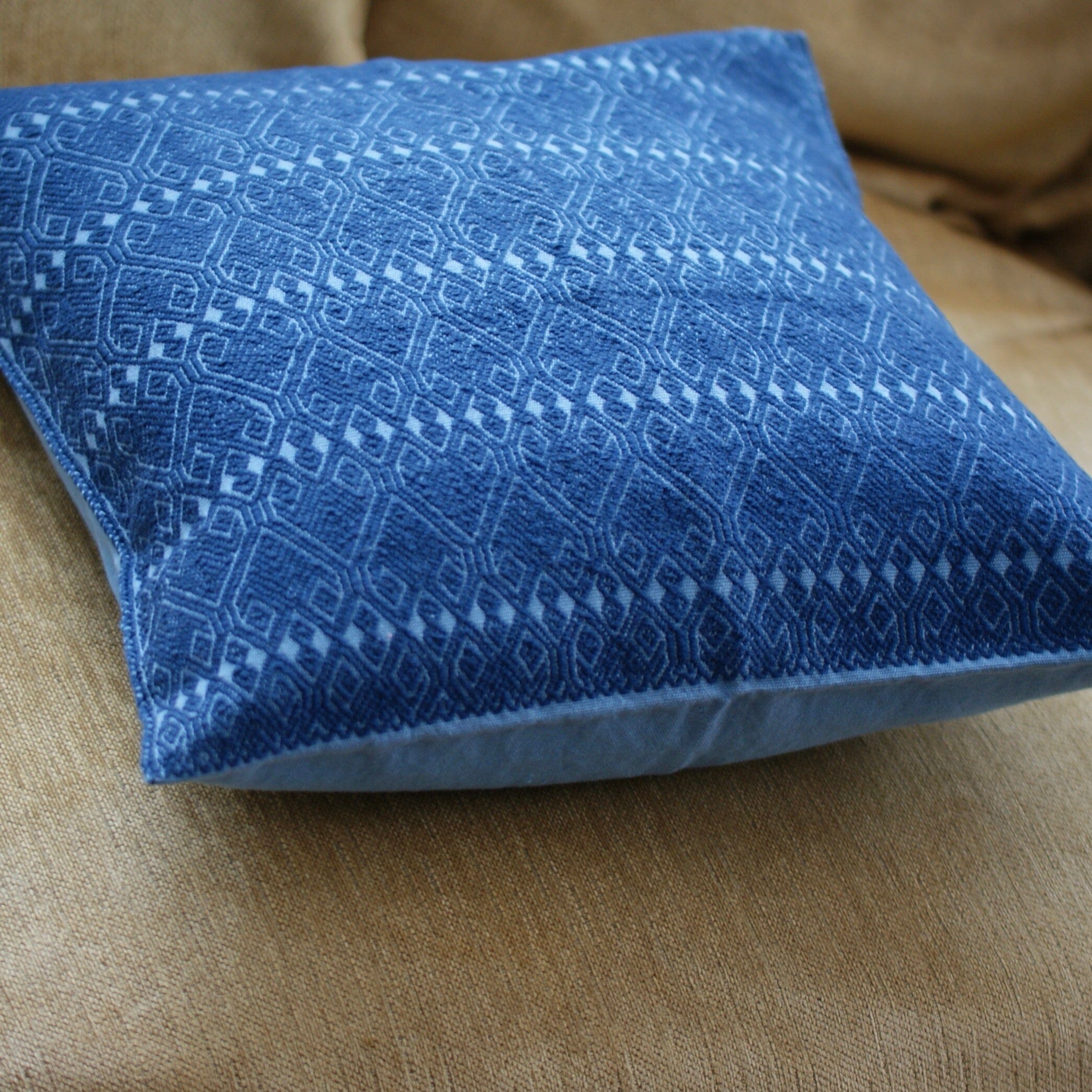 San Andres Handwoven Square Pillow textiles Zinnia Folk Arts   