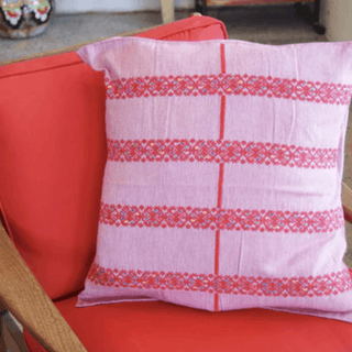 San Andres Handwoven Square Pillows textiles Zinnia Folk Arts   