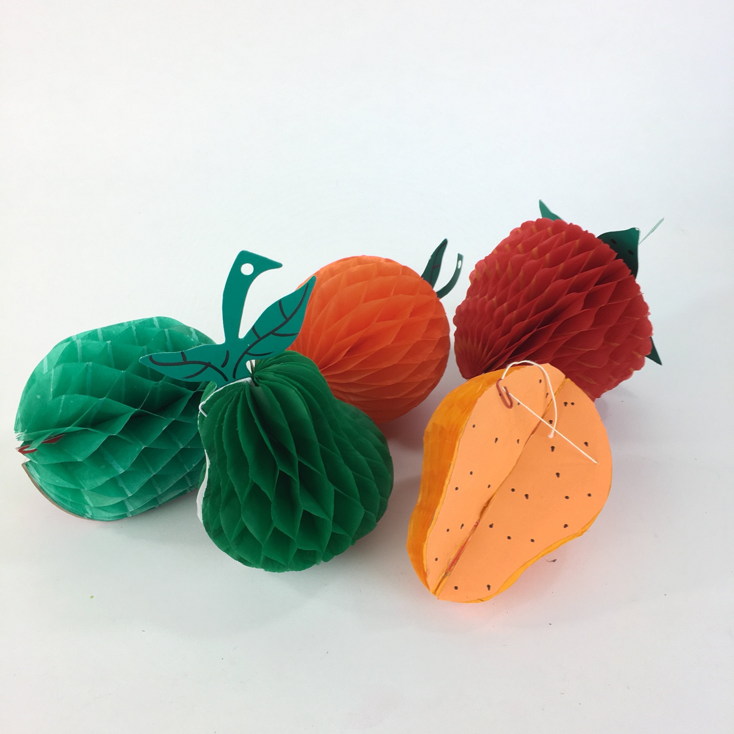 Small Honeycomb Mexican Fruit Fiesta Zinnia Folk Arts   