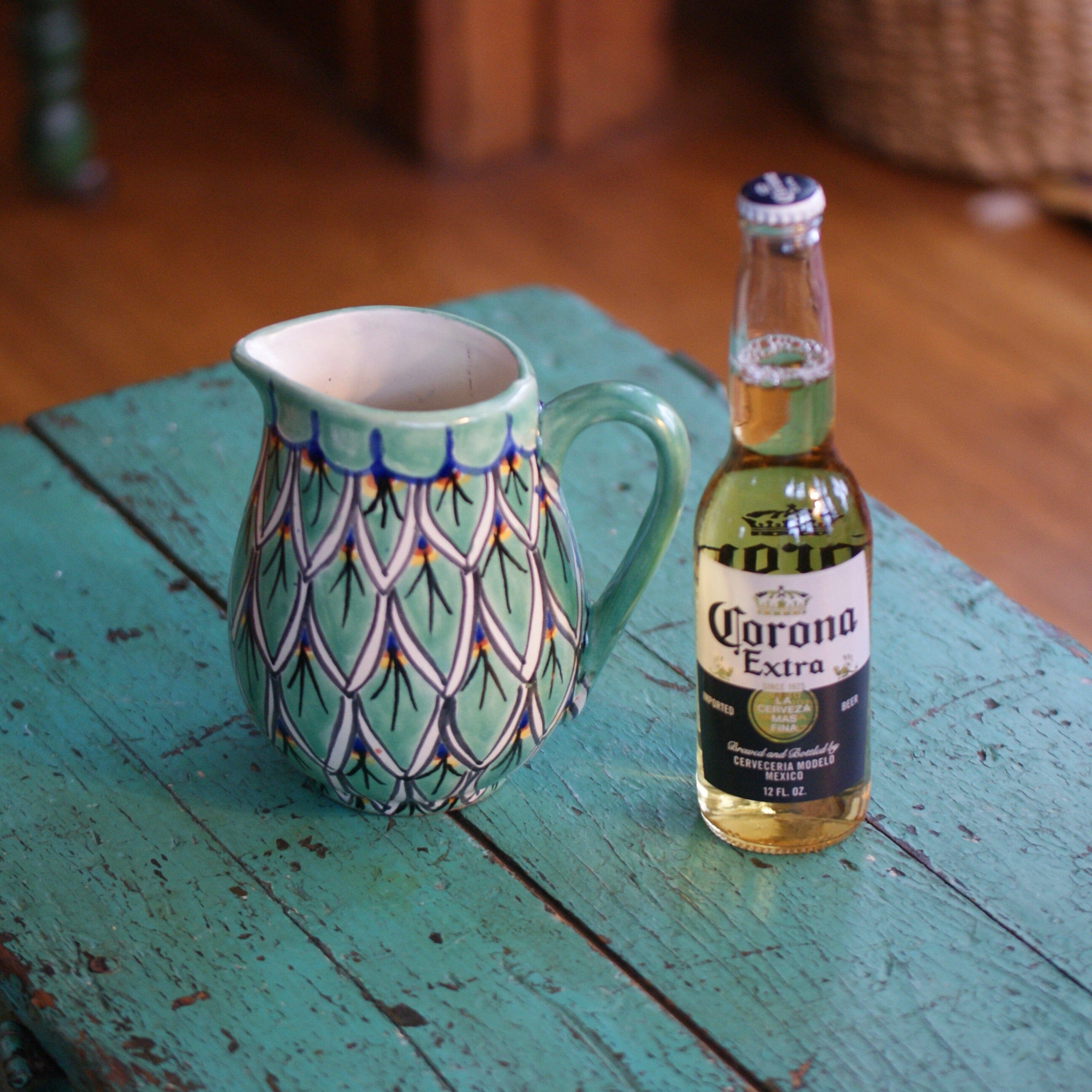 Small Talavera Pitchers, Ready to Ship Ceramics Zinnia Folk Arts   
