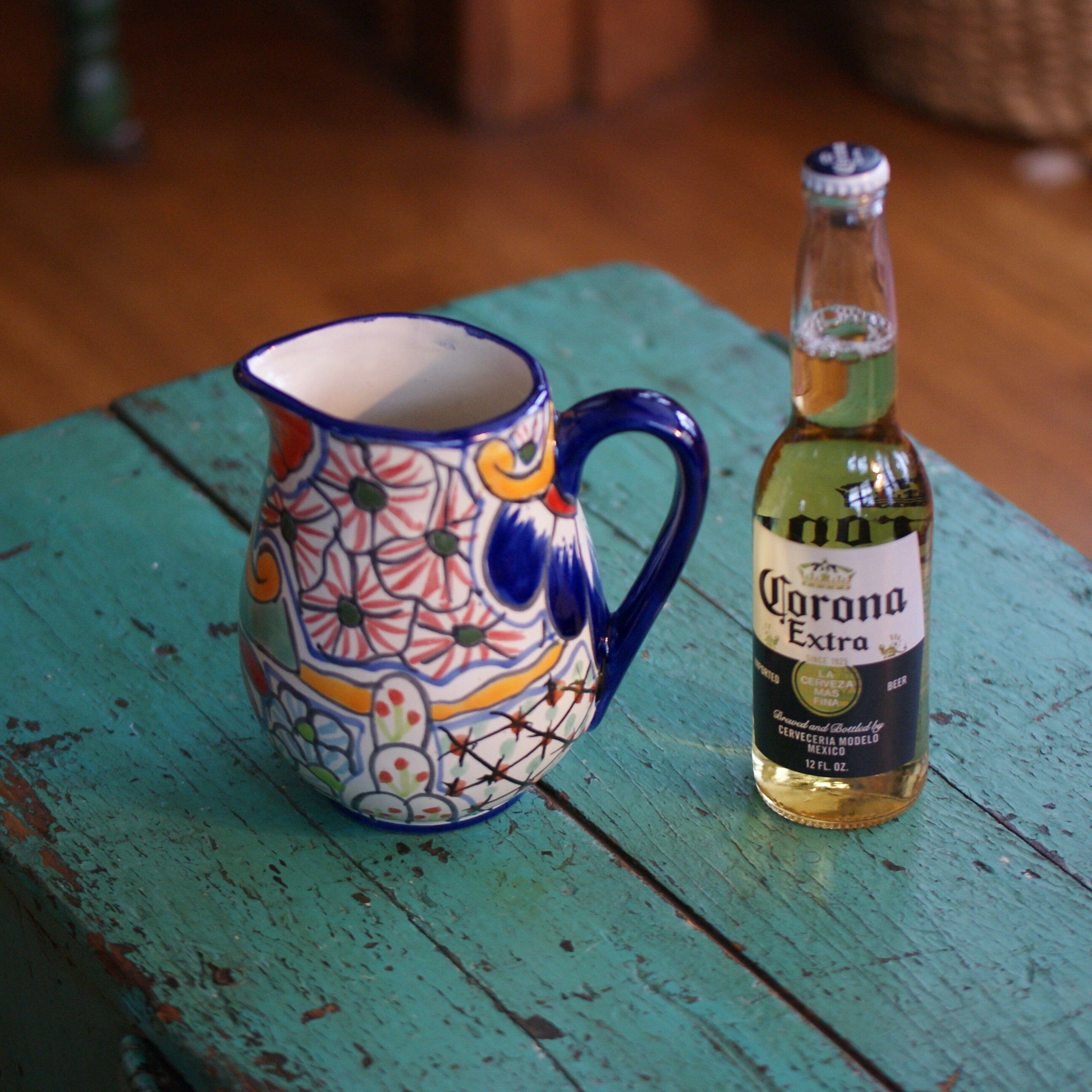 Small Talavera Pitchers, Ready to Ship Ceramics Zinnia Folk Arts   