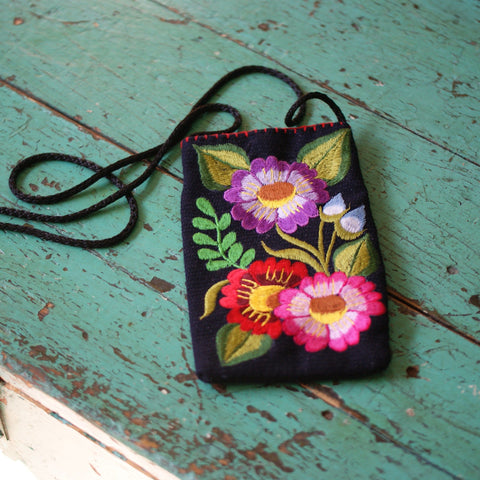 Small Zinacantan Phone Bag Bags & Boxes Zinnia Folk Arts   