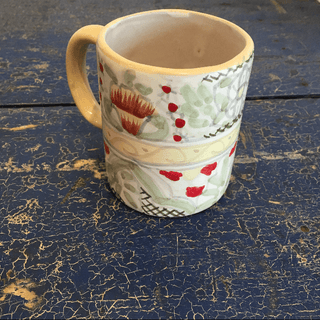 Special Order Coffee Mug - Amarillo Tableware Zinnia Folk Arts   
