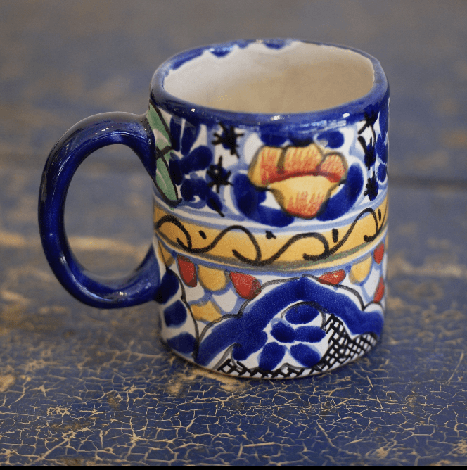 Special Order Coffee Mug - Cobalt Tableware Zinnia Folk Arts   