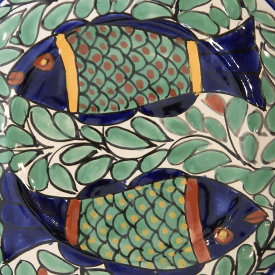 Special Order Pozole Bowl - Fish Tableware Zinnia Folk Arts   