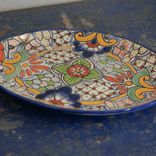 Special Order Serving Platter (Medium) - Red Petunia Servingware Zinnia Folk Arts   