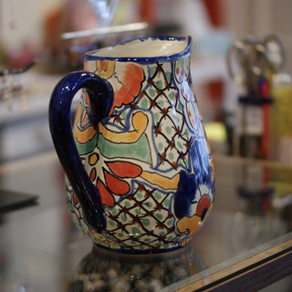 Talavera Water Pitchers, Various Designs Ceramics Zinnia Folk Arts   