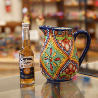 Talavera Water Pitchers, Various Designs Ceramics Zinnia Folk Arts   