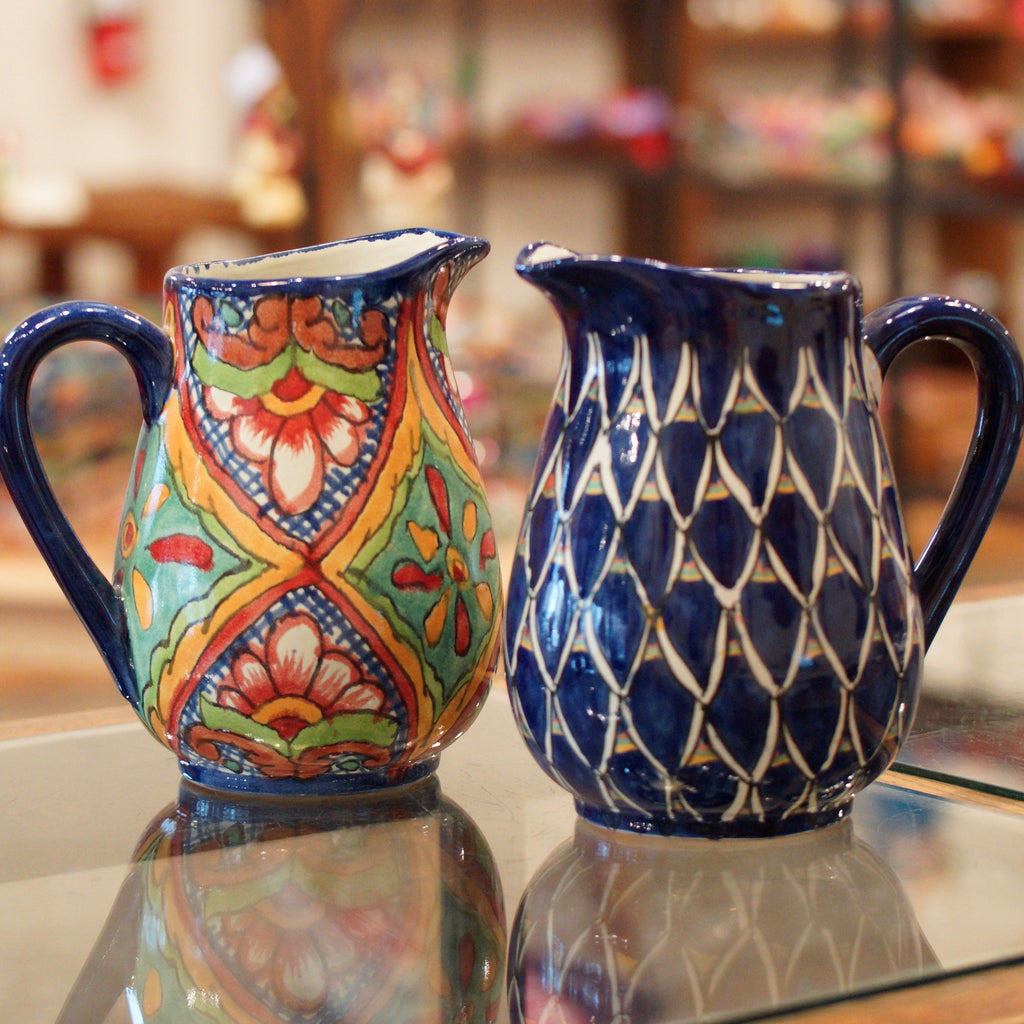 Talavera Water Pitcher Set 7 Pc Mexican Talavera pottery Pitcher With –  Ibarra Imports