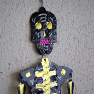 Tall Cut Tin Articulated Skeletons, Day of the Dead Day of the Dead Zinnia Folk Arts   