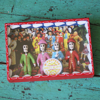 The Beatles Nicho Box  Zinnia Folk Arts   