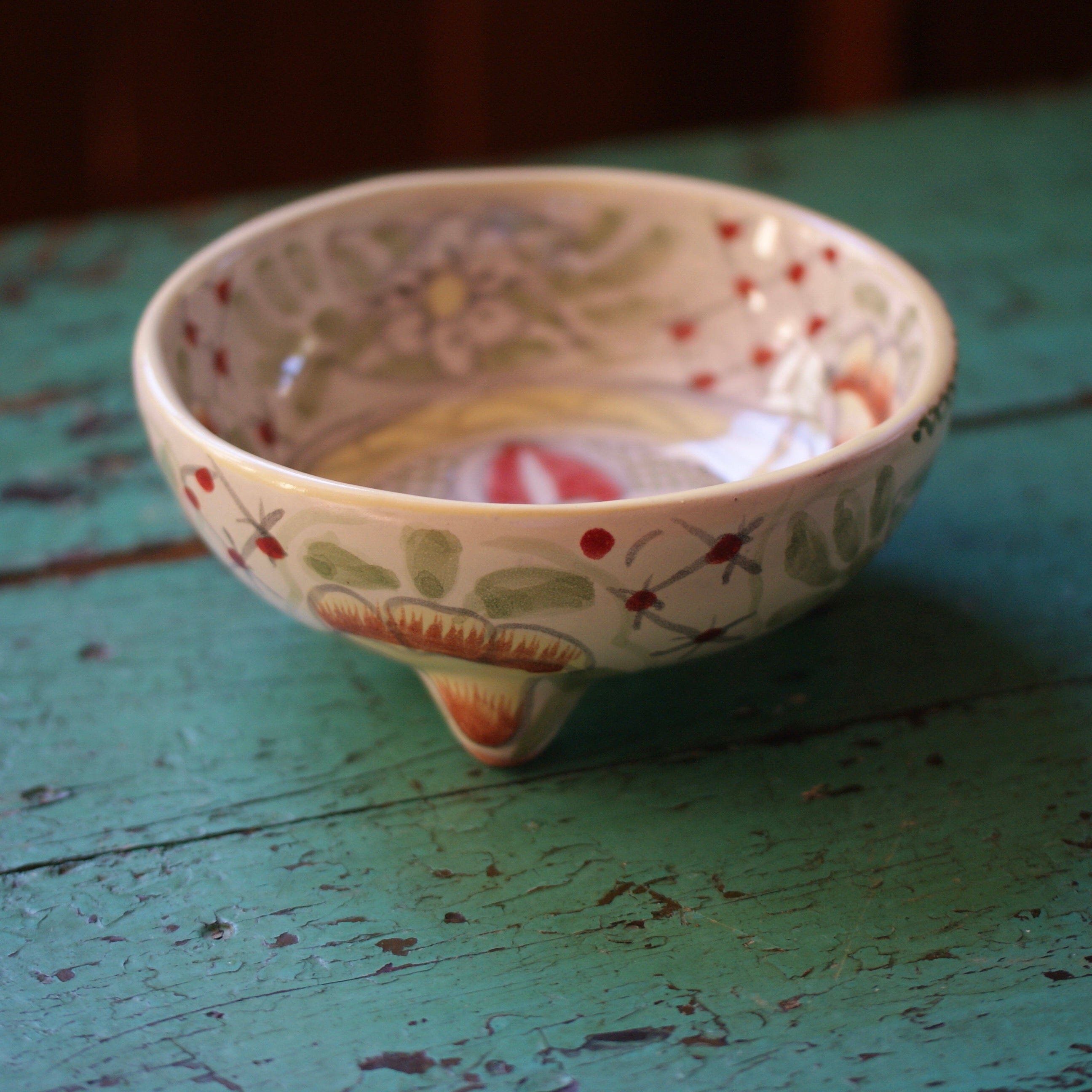 Three-Footed Bowls, Large, Ready to Ship Ceramics Zinnia Folk Arts Amarillo  