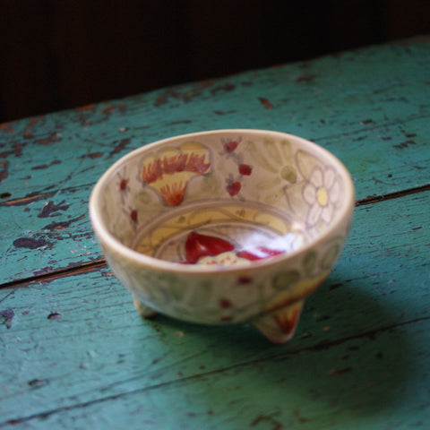 Three-Footed Bowls, Medium, Ready to Ship Ceramics Zinnia Folk Arts Amarillo  