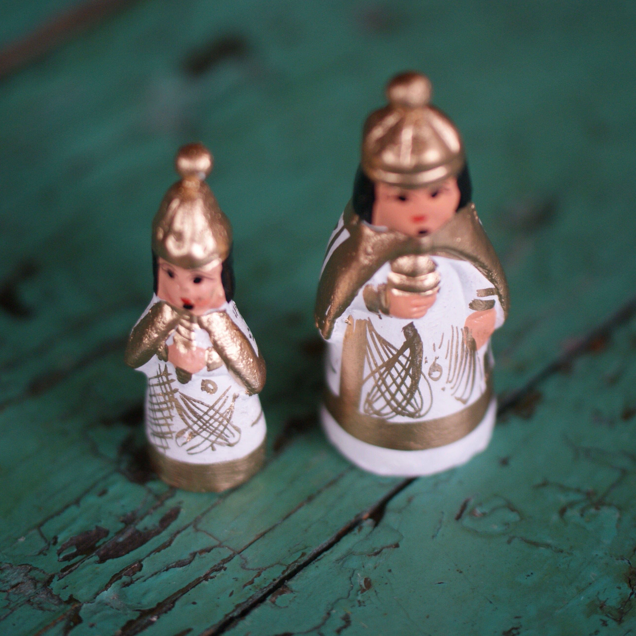 Tonalá 14 Piece Clay Nativity Set, Small Christmas Zinnia Folk Arts   