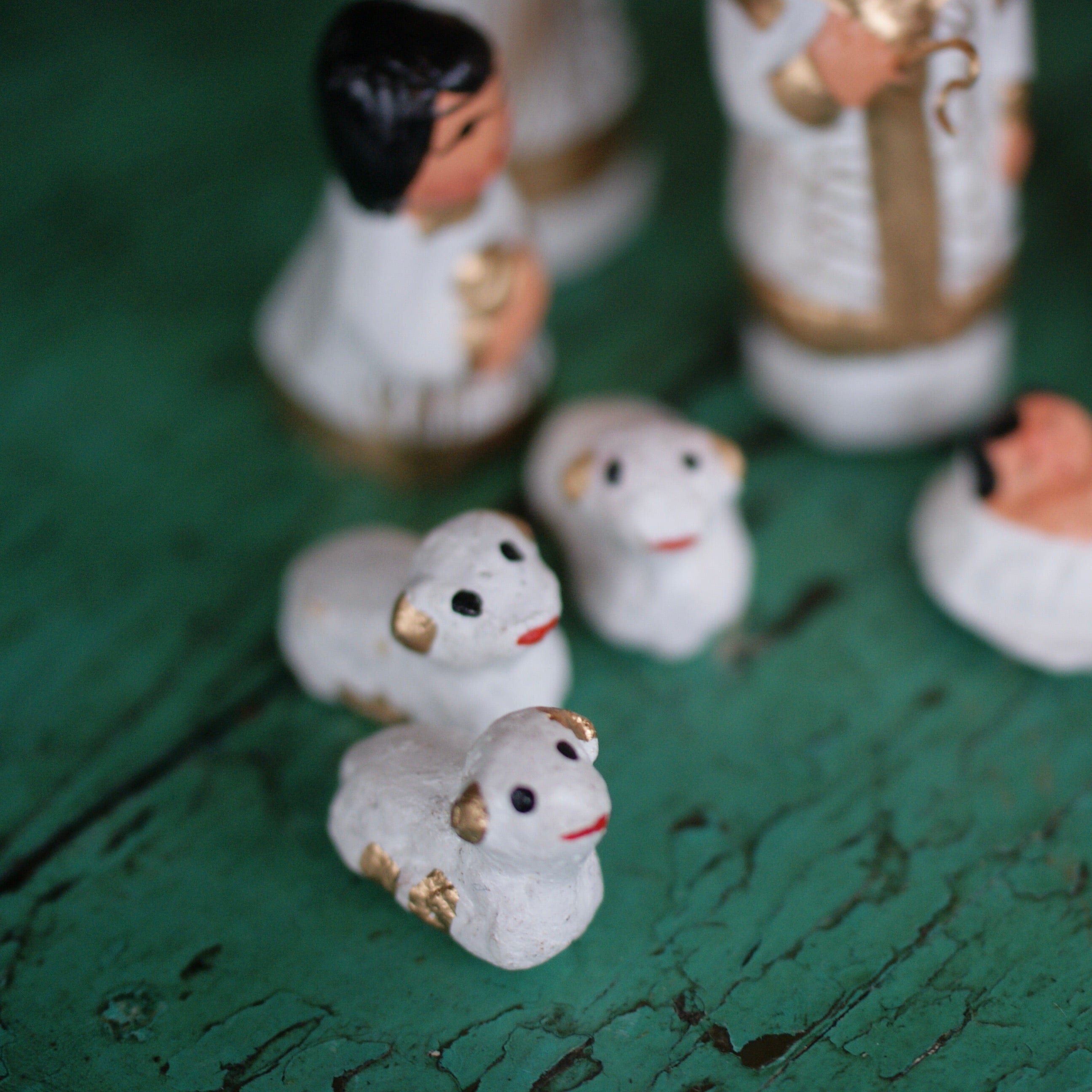 Tonalá 14 Piece Clay Nativity Set, Small Christmas Zinnia Folk Arts   