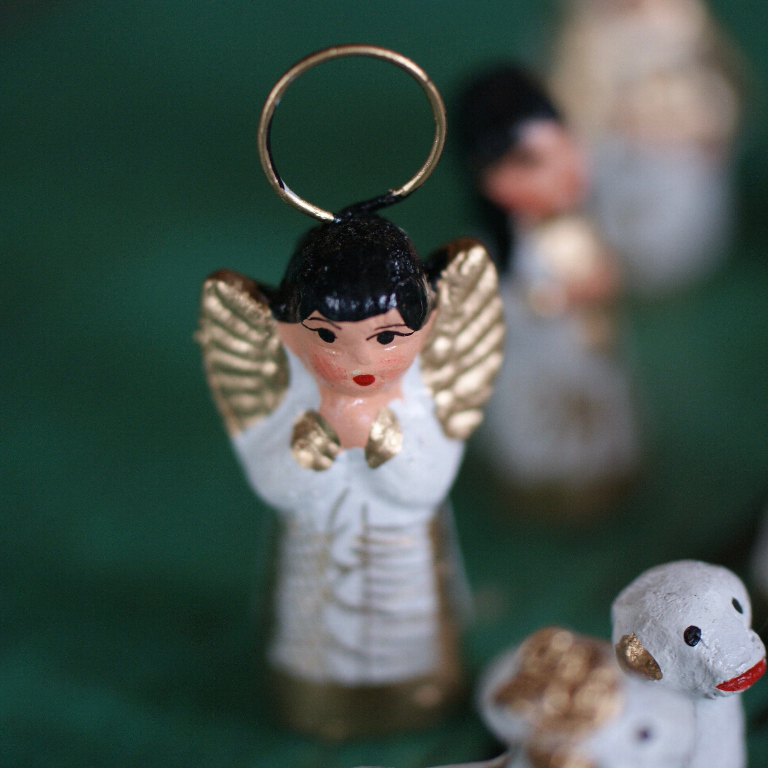 Tonalá 14 Piece Clay Nativity Set, Small Christmas Zinnia Folk Arts   