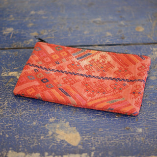 Vintage Guatemalan Huipil Clutch Bags Apparel Zinnia Folk Arts   