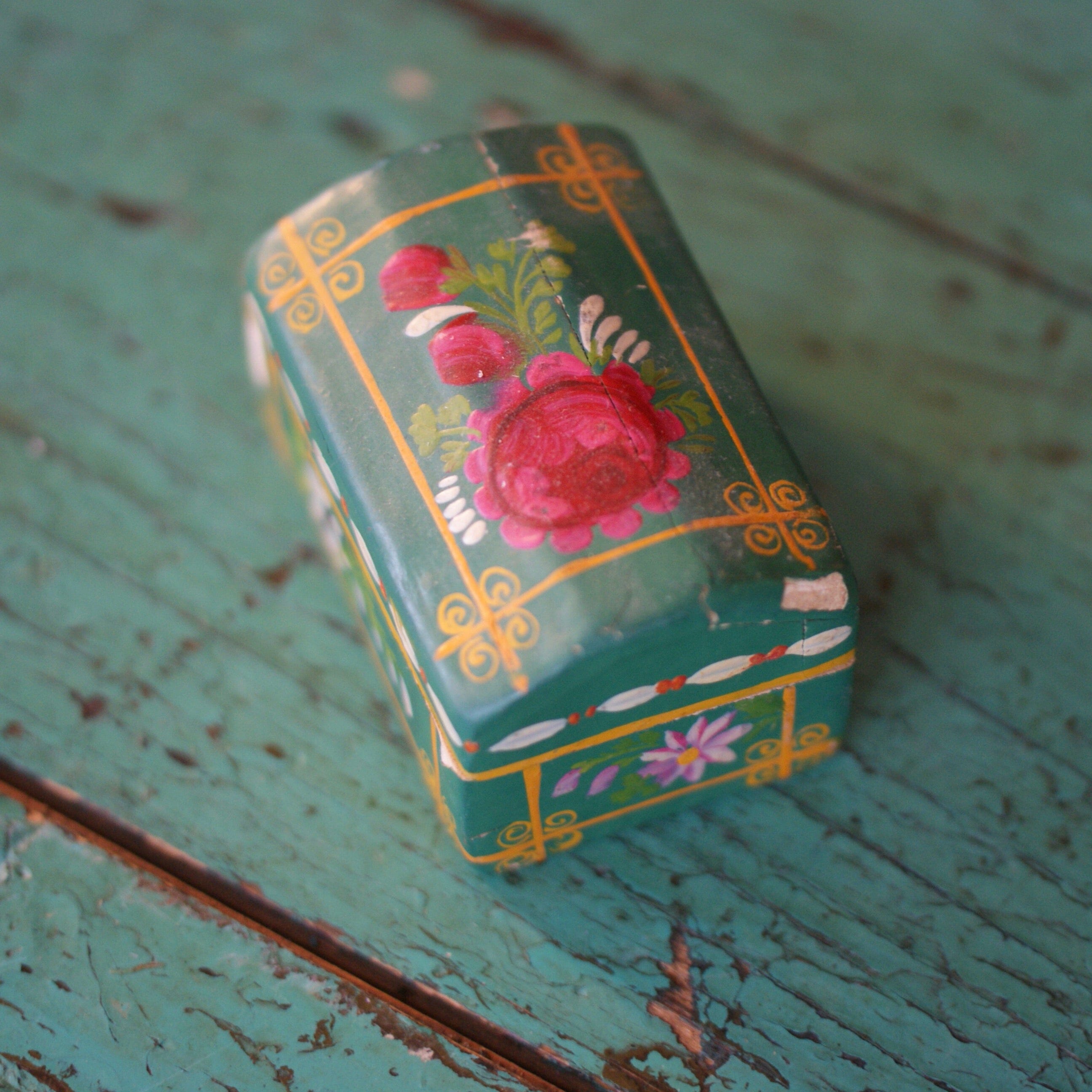 Vintage Lacquer Boxes  Zinnia Folk Arts   
