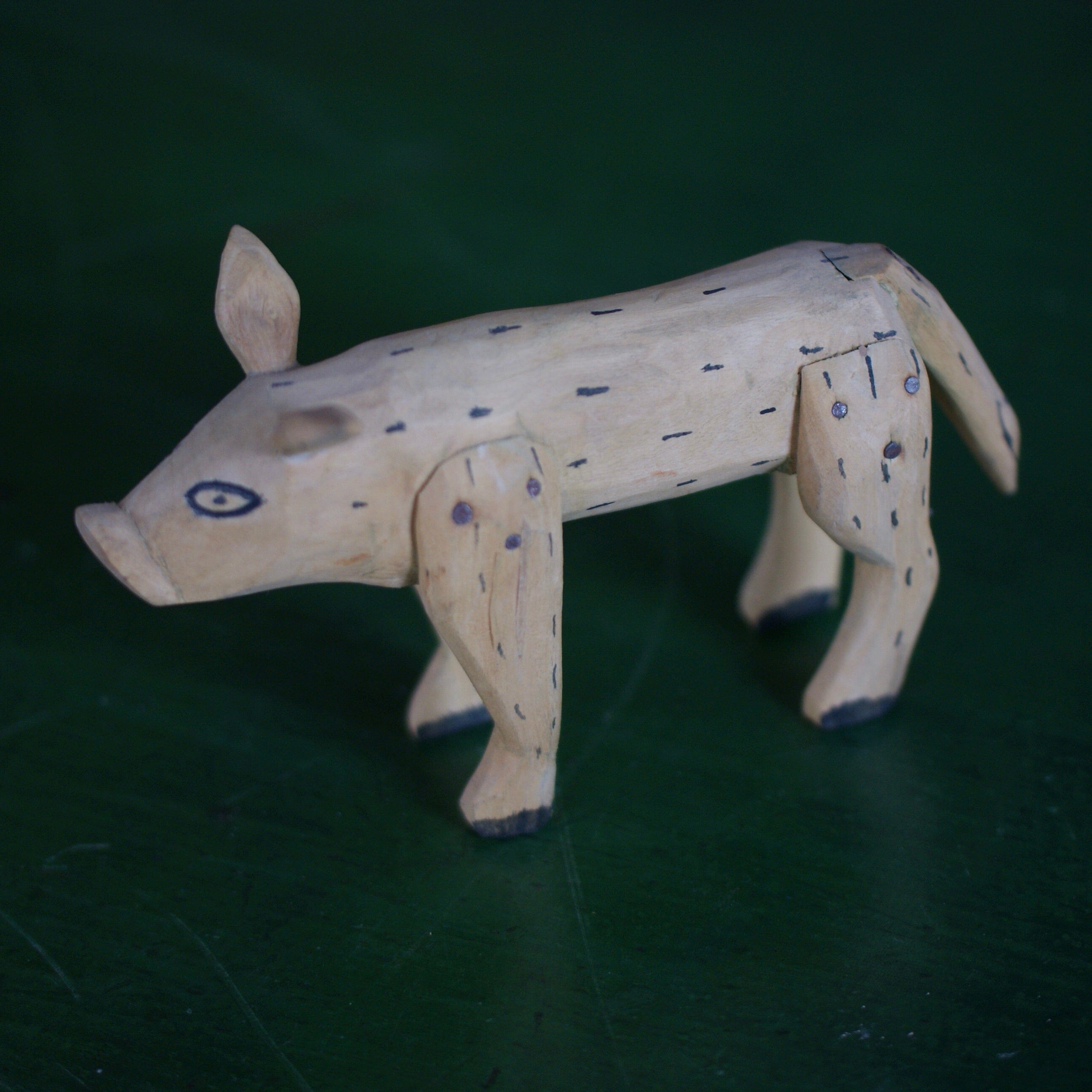 Vintage Oaxaca Animal Wood Carvings, Medium  Zinnia Folk Arts   