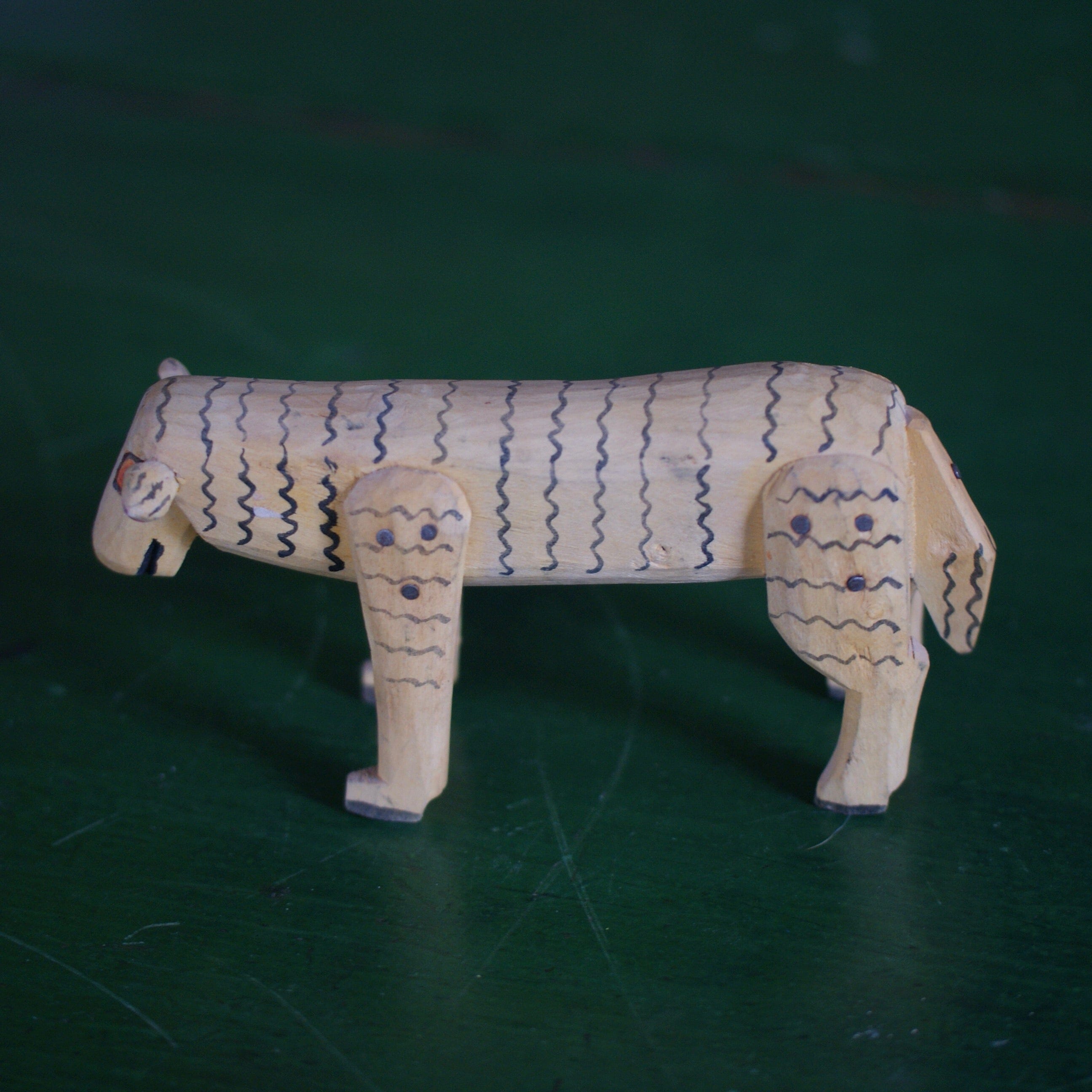 Vintage Oaxaca Animal Wood Carvings, Medium  Zinnia Folk Arts   