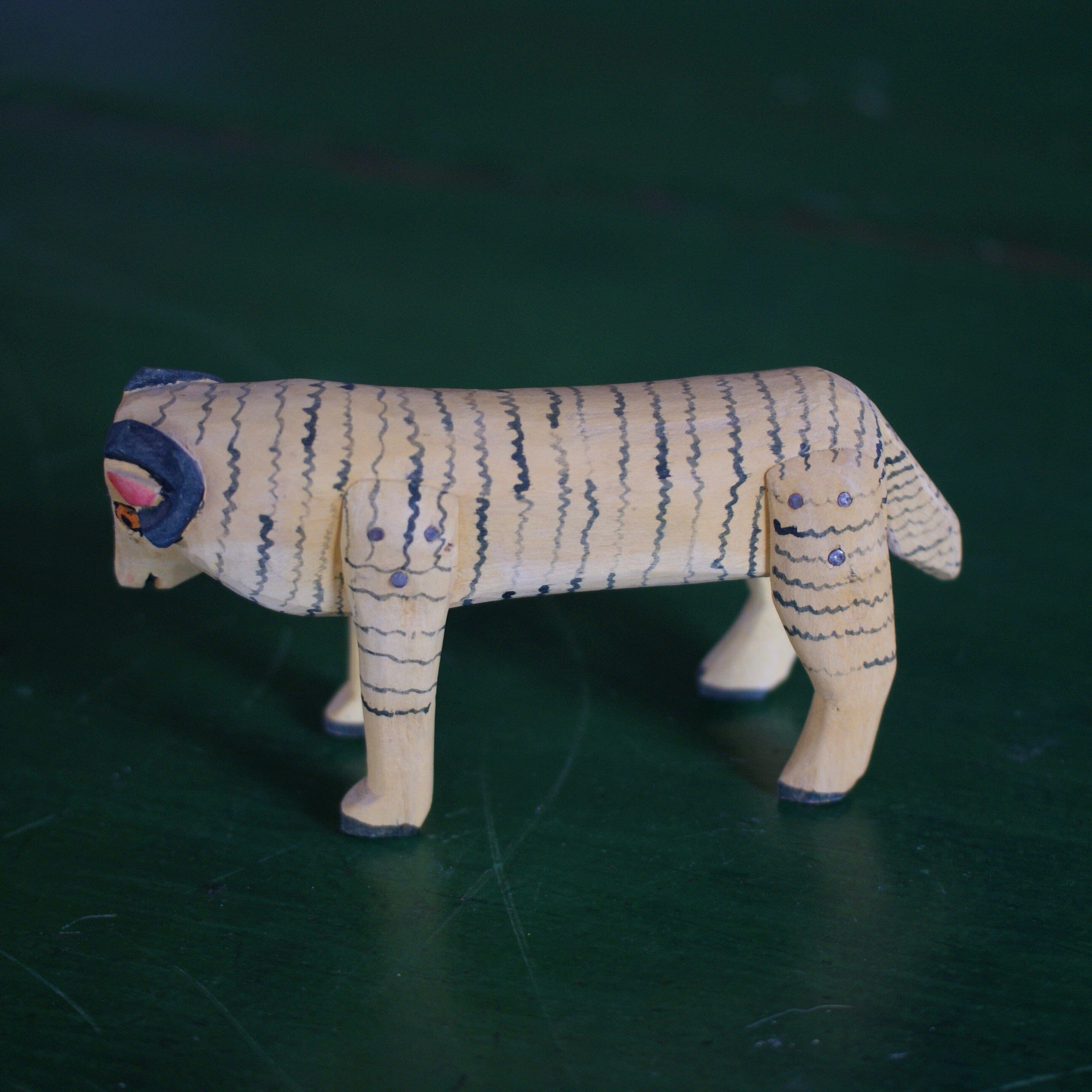 Vintage Oaxaca Animal Wood Carvings, Medium  Zinnia Folk Arts   