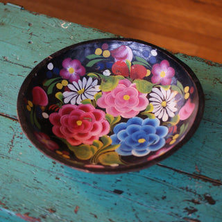 Vintage Painted Wooden Trays, As Is Home Decor Zinnia Folk Arts   