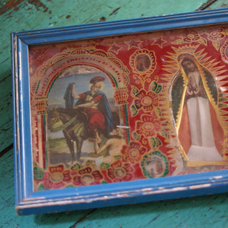 Vintage Religious Nicho Boxes religious Zinnia Folk Arts   